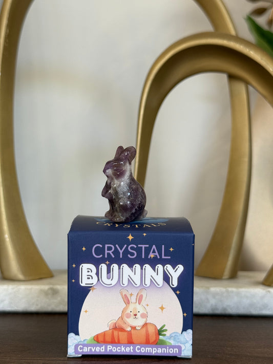 Crystal Bunny Pocket Companion Carving