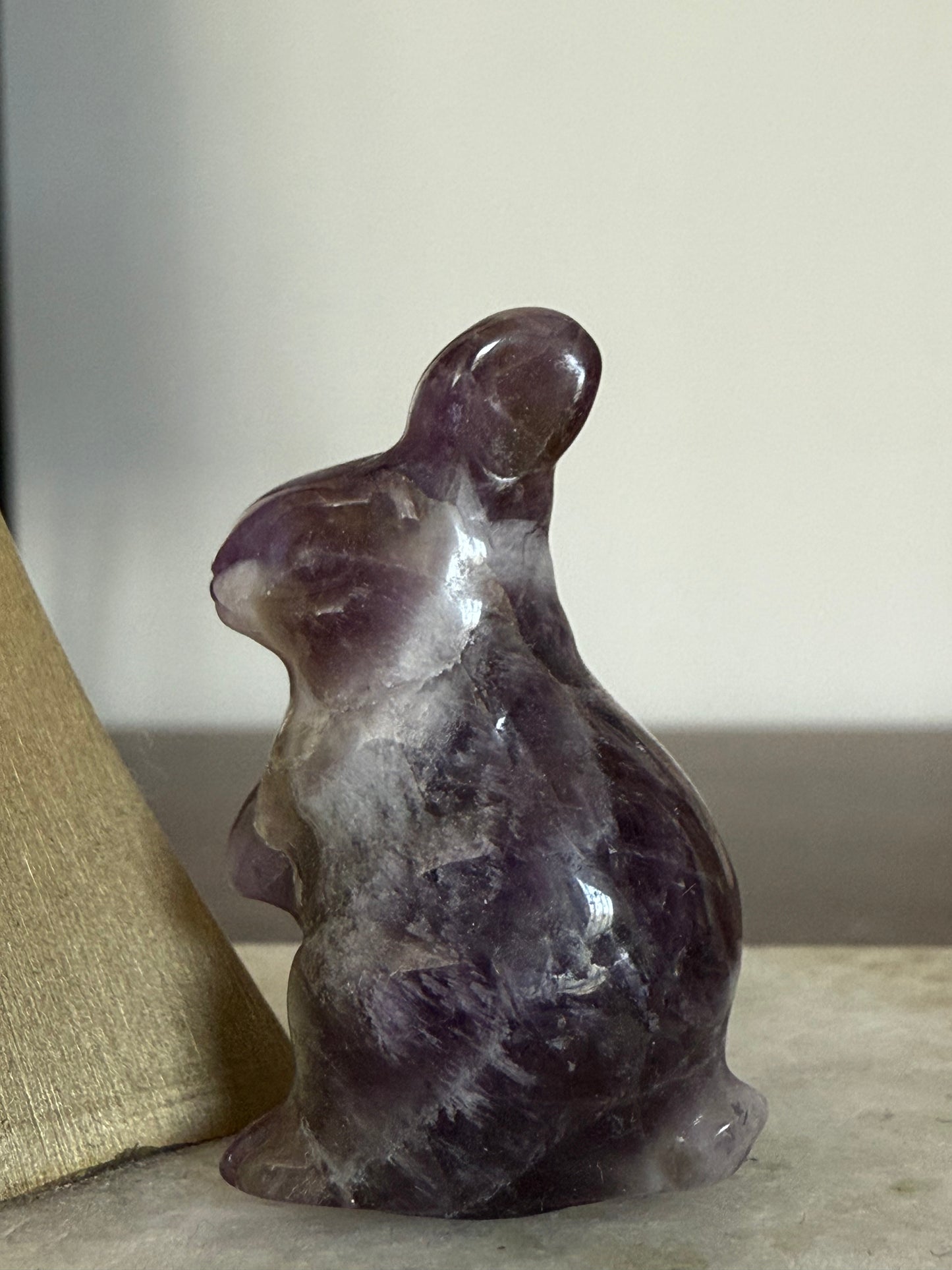 Crystal Bunny Pocket Companion Carving