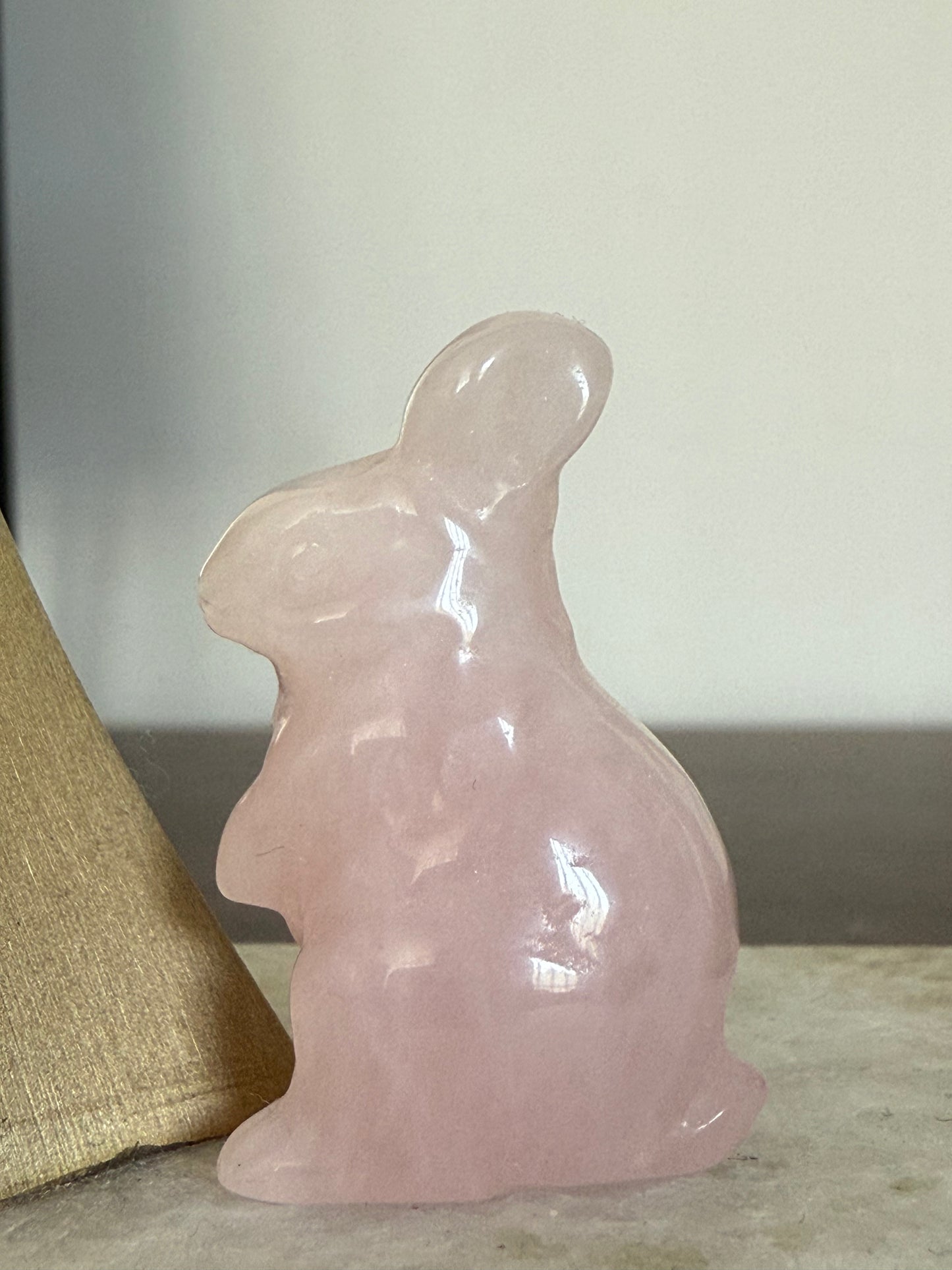 Crystal Bunny Pocket Companion Carving