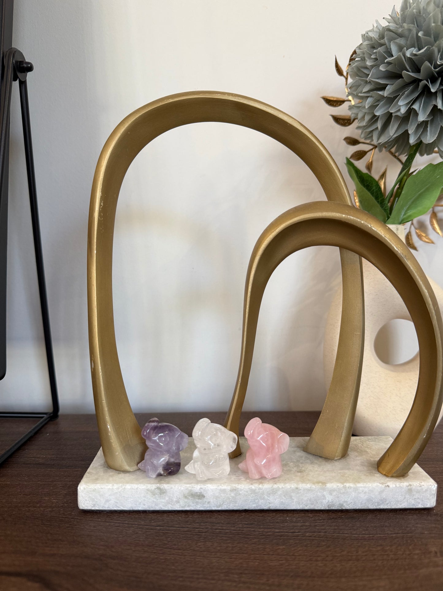 Crystal Elephant Pocket Companion Carving