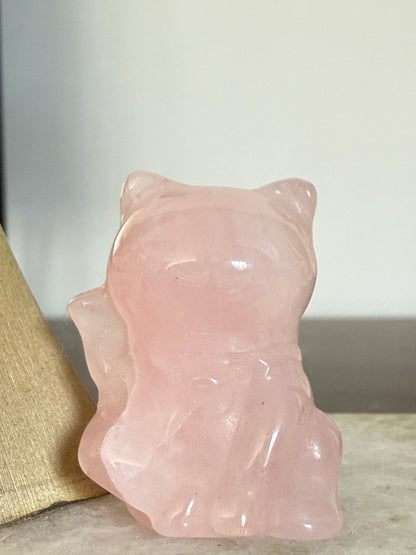 Crystal Cat Pocket Companion Carving