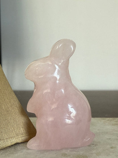 Crystal Bunny Pocket Companion Carving