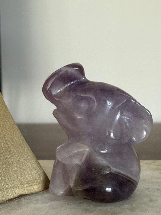Crystal Elephant Pocket Companion Carving