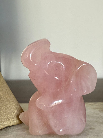 Crystal Elephant Pocket Companion Carving