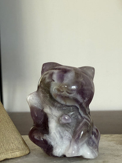 Crystal Cat Pocket Companion Carving